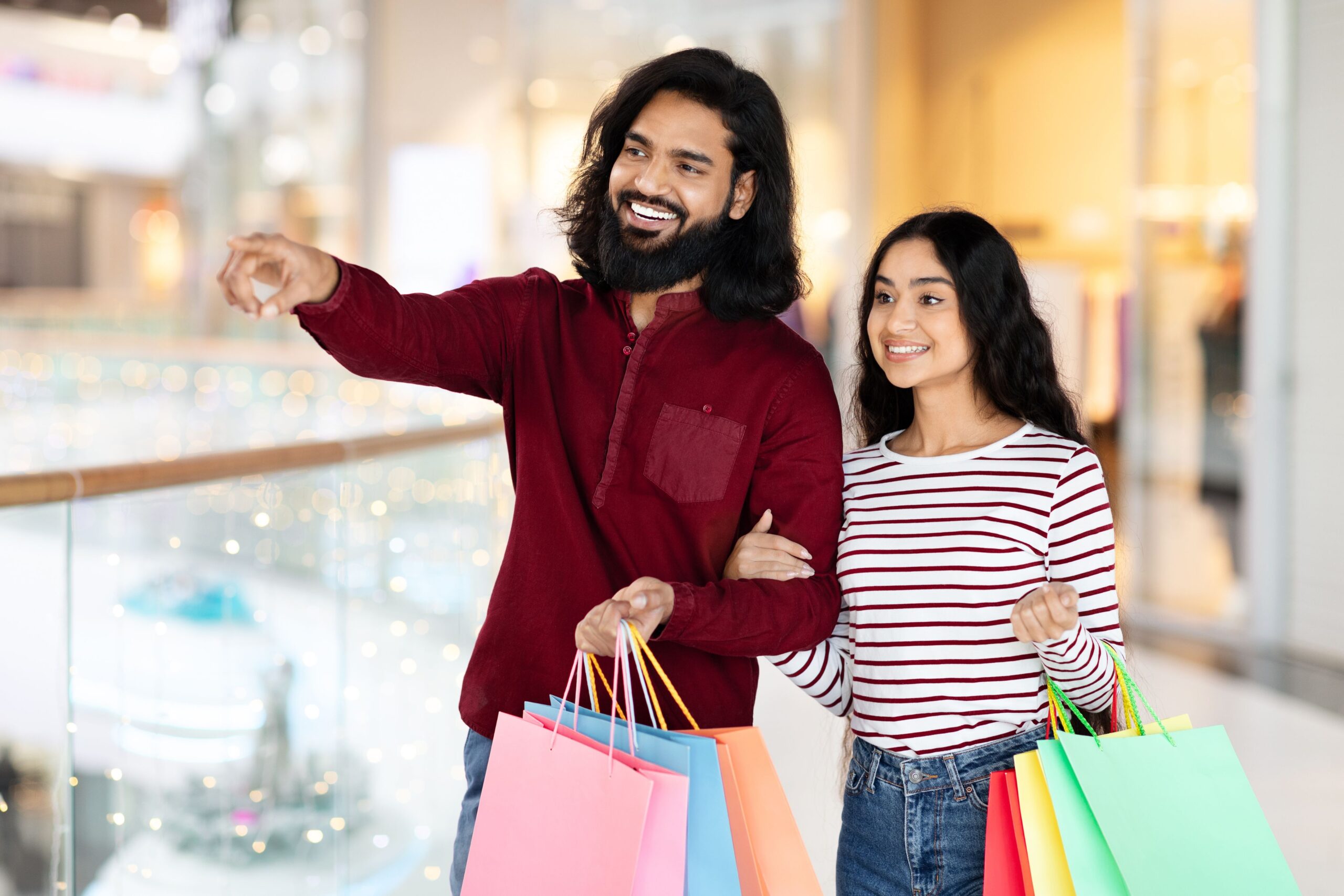 Luxury lifestyle shopping experience in premium Indian retail mall (1)