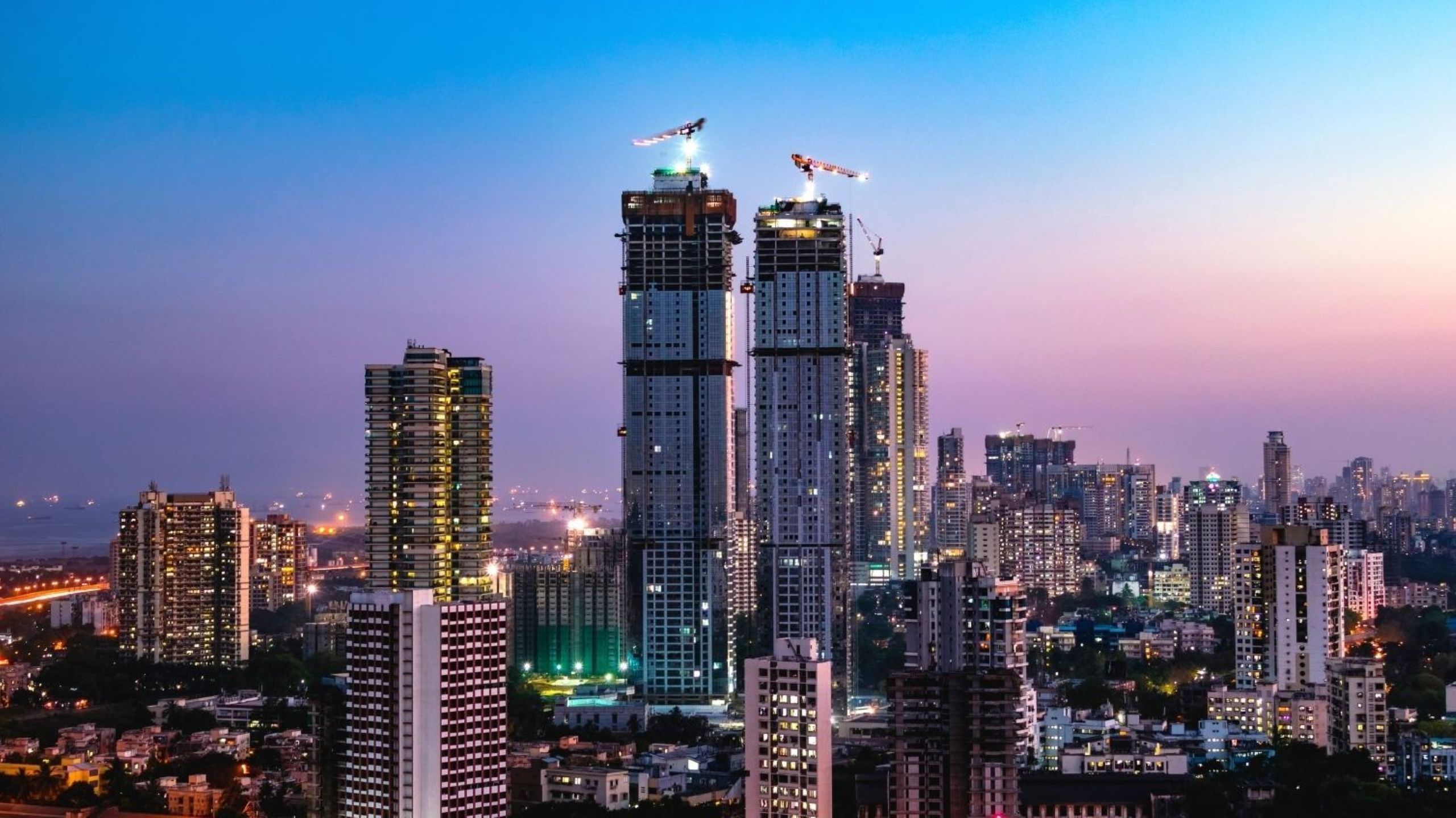 Asset management Mumbai with financial district skyline representing wealth management services growth
