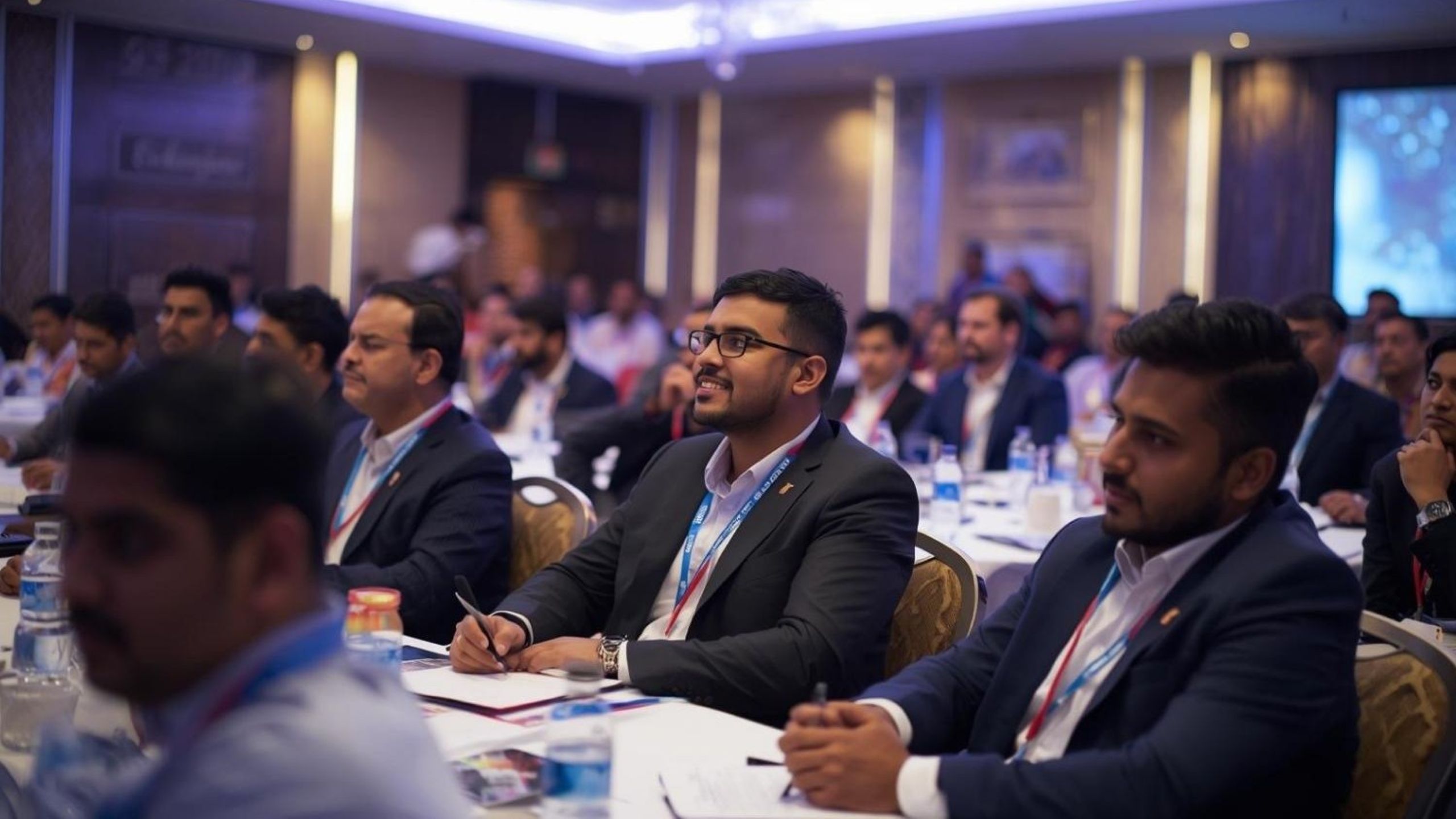 MICE industry growth showcased in large convention center hosting corporate event India