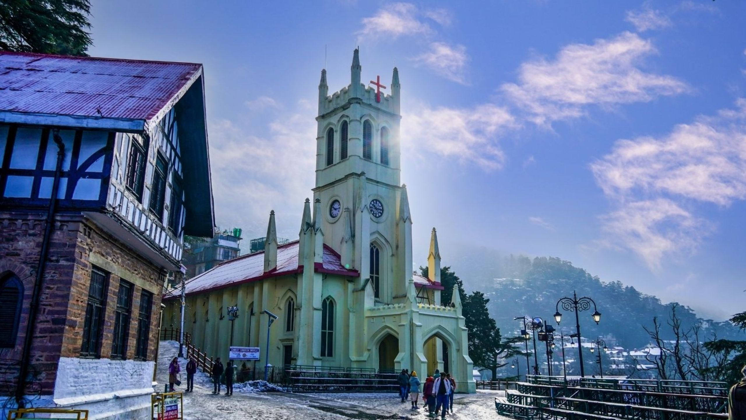 Tourists walking along Mall Road in Shimla one of India's most popular hill stations for summer travel 2026