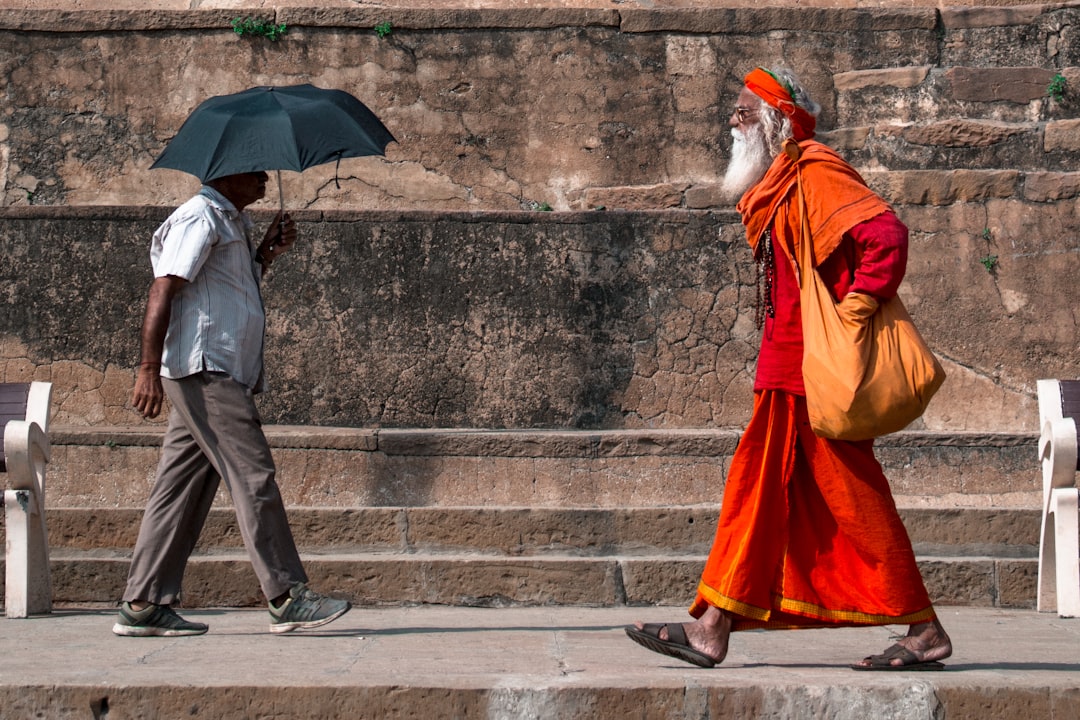 A monk walks past an ancient stupa on one of India's lesser-known Buddhist circuits in Odisha